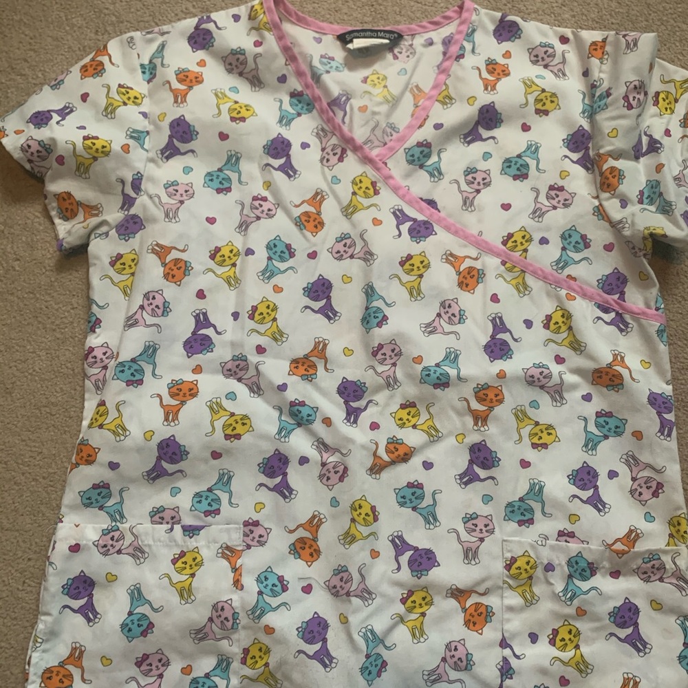 Large scrub top